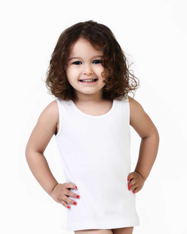 Bebek Askılı Havlu Atlet - Kız (beyaz)_ts